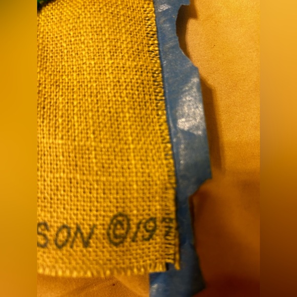 Vintage crewel work, Columbia Minerva, Erica Wilson, large panel daisies 1972 - Picture 9 of 10